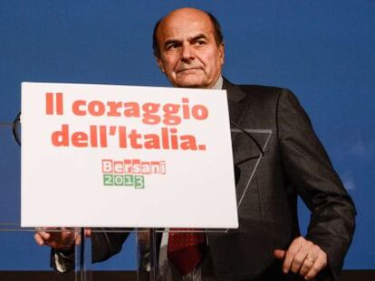 El l&iacute;der del Partido Democr&aacute;tico, Pier Luigi Bersani.