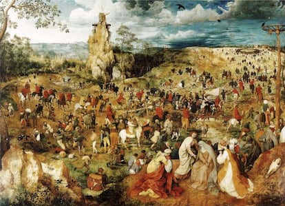 'El camino del calvario', de Pieter Brueghel, en el Museo Kunsthistorisches de Viena.