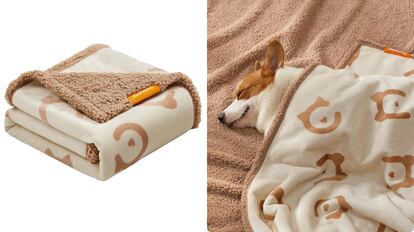 ofertas de ultima hora en amazon: manta de franela para mascotas.