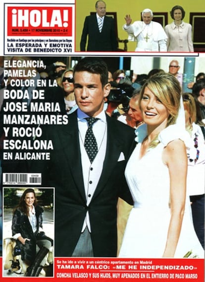 Portada de la revista <i>¡Hola!</i> del 17 de noviembre de 2010