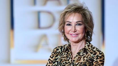 La periodista y presentadora de televisión Ana Rosa Quintana, en Vitoria en 2023.