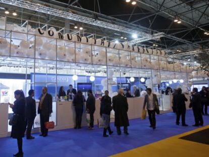 El stand de la Comunidad Valenciana en la feria de Fitur.