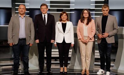 Los candidatos a la presidencia de la Generalitat Valenciana en las elecciones del próximo 28 de Abril.