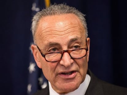 El senador dem&oacute;crata Chuck Schumer