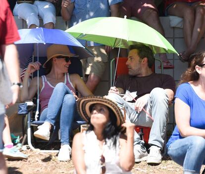 Jennifer Garner y Ben Affleck juntos en las fiestas del pasado 4 de julio.