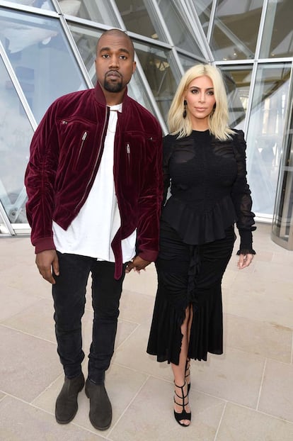 Kanye West y Kim Kardashian, no fallaron a la cita con Ghesquiere.