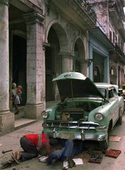 Una calle de La Habana vieja.