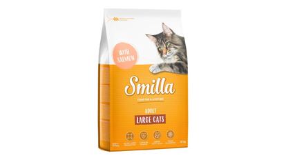 Pienso para gatos Smilla Adult XXL con salmón.