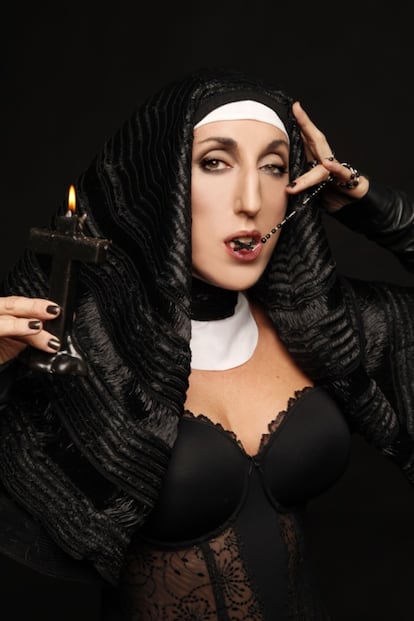 La actriz Rossy de Palma es una de las escogidas por el canadiense Bruce Labruce para su exposición 'Obscenity', que puede verse en La Fresh Gallery, de Madrid.