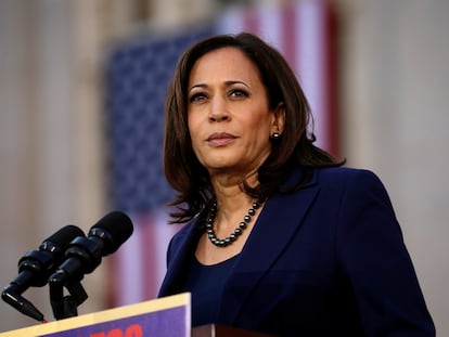 Kamala Harris, durante un acto en Oakland, California, en 2019.