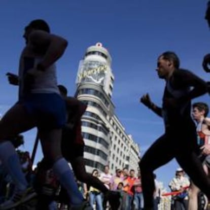 Foto de la Gran Vía, en Madrid.