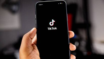 TIkTok en un móvil