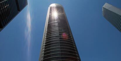 Torre PwC, en la antigua ciudad deportiva del Real Madrid, adquirida por Merlin en la cartera de Testa.