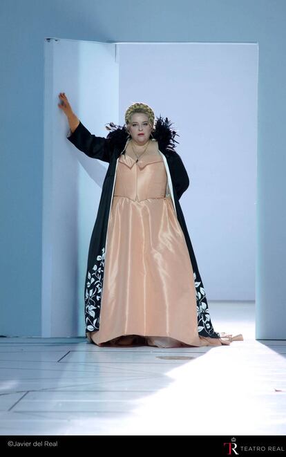 Opera. La clemenza di Tito se podrá ver en el Teatro Real . Soprano Karina Gauvin (Vitellia) © Javier del Real