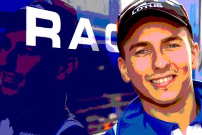 El piloto Jorge Lorenzo.