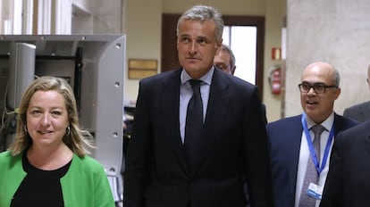 Gonzalo Sánchez, presidente de PwC España, en el Congreso de los Diputados.
 
 