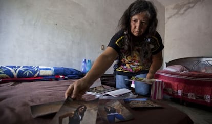 Rita Magaña, mãe de María Mariscal, em cativeiro desde dezembro passado.