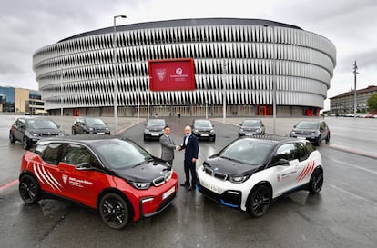 El Athletic Club firmó un acuerdo con BMW-Lurauto para contar con vehículos eléctricos.