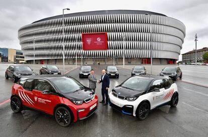 El Athletic Club firmó un acuerdo con BMW-Lurauto para contar con vehículos eléctricos.