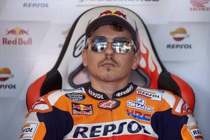 Jorge Lorenzo, durante una prueba del Mundial.