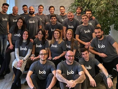 Parte del equipo de la startup Bob.io.