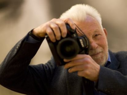 El fot&oacute;grafo alem&aacute;n Robert Lebeck, en 2008