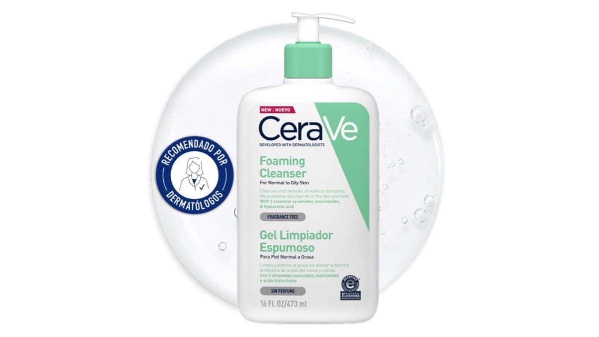 Limpiador Foaming Cleanser CeraVe.