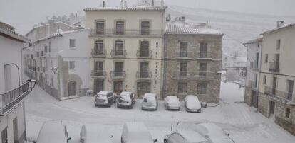 Un manto blanco cubre Ares del Maestrat.