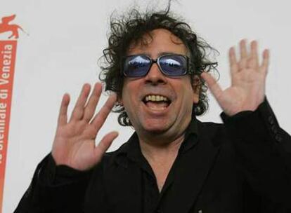 Tim Burton, en la Mostra de Venecia de 2005.