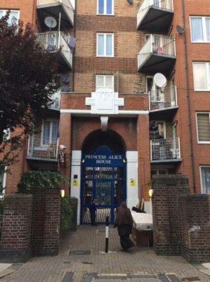 El edificio Princess Alice House en el barrio de Notting Hill.