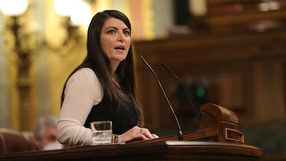 La diputada por Granada y portavoz adjunta del grupo de Vox en el Congreso, Macarena Olona, el pasado 8 de diciembre.