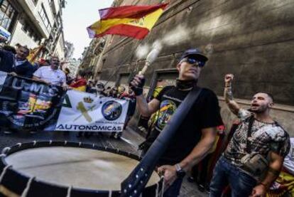 Protesta de Jusapol, aquest dissabte.