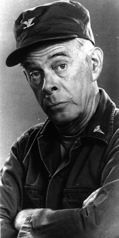 El actor Harry Morgan.