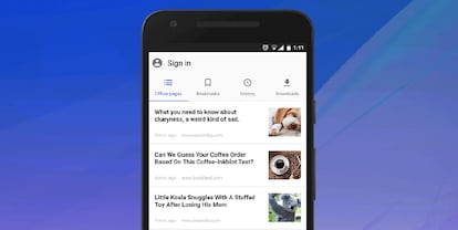 Navegador Opera para Android