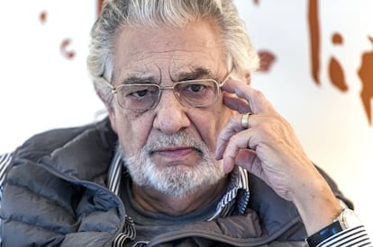 Plácido Domingo em uma imagem de dezembro.