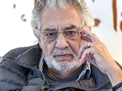 Plácido Domingo em uma imagem de dezembro.