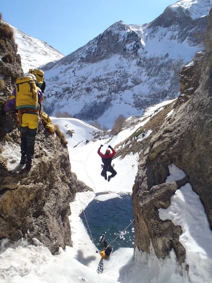 Descenso de Cañones en Gavarnie.