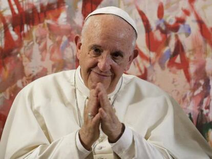 El papa Francisco, en el Palacio de San Calixto de Roma el pasado 26 de octubre