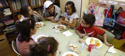 Comedor del colegio rural de Prullans.