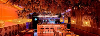 Interior del restaurante Burro Canaglia en Manuel Becerra, Madrid, en una imagen de su página web.