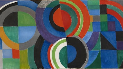 La pintura 'Ritmo color' (1964).