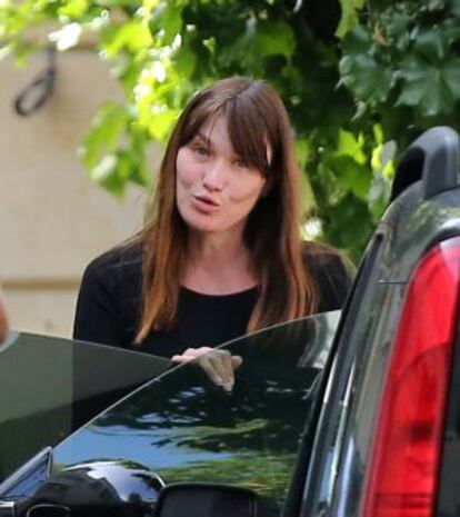 Carla Bruni, ex primera dama de Francia.