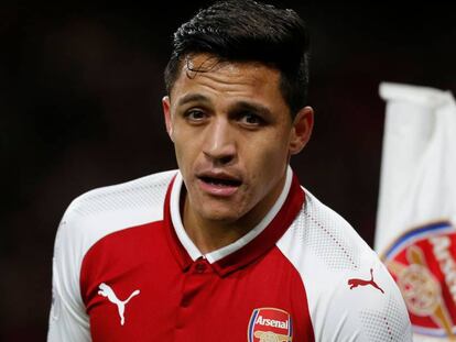 Alexis S&aacute;nchez, con el Arsenal.
 