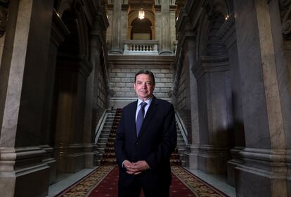 El ministro de Agricultura, Pesca y Alimentación, Luis Planas, en su sede ministerial, en mayo de 2021.