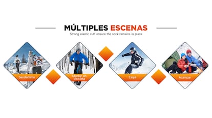 These merino wool thermal socks can be worn for everything