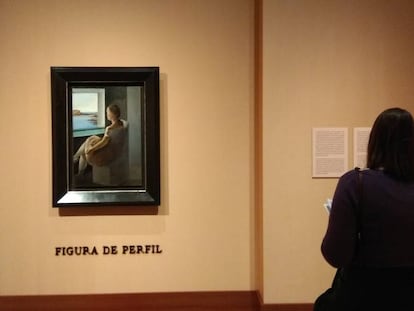 Exposició al Teatre Museu de Figueres per mostrar 'Figura de perfil', adquirida el 2017.