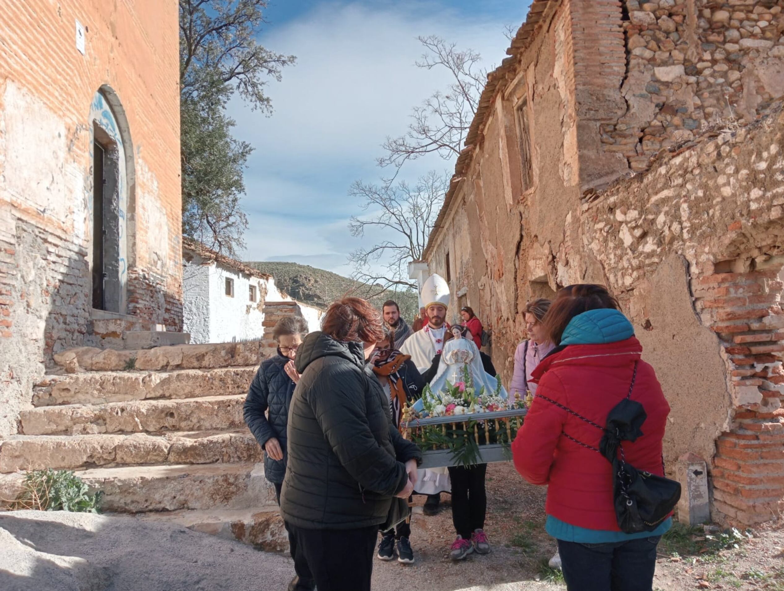 Romería de la Purísima Concepción 2023, celebrada por la iglesia veterocatólica de Santa Filomena, en Tablate (Granada). Imágenes cedidas por la Asociación Cultural Tablate Histórico.