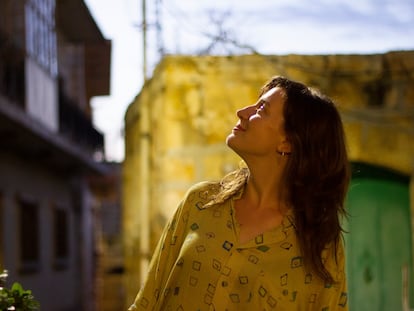 La escritora Azahara Alonso en la isla de Gozo, Malta, en una imagen cedida por la autora.