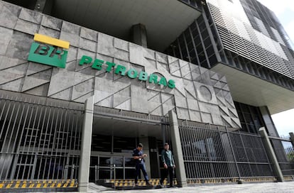 La fachada del corporativo de Petrobras en Río de Janeiro.