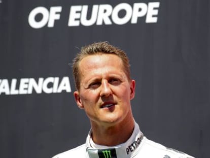 Schumacher, tras lograr el tercer puesto en Valencia